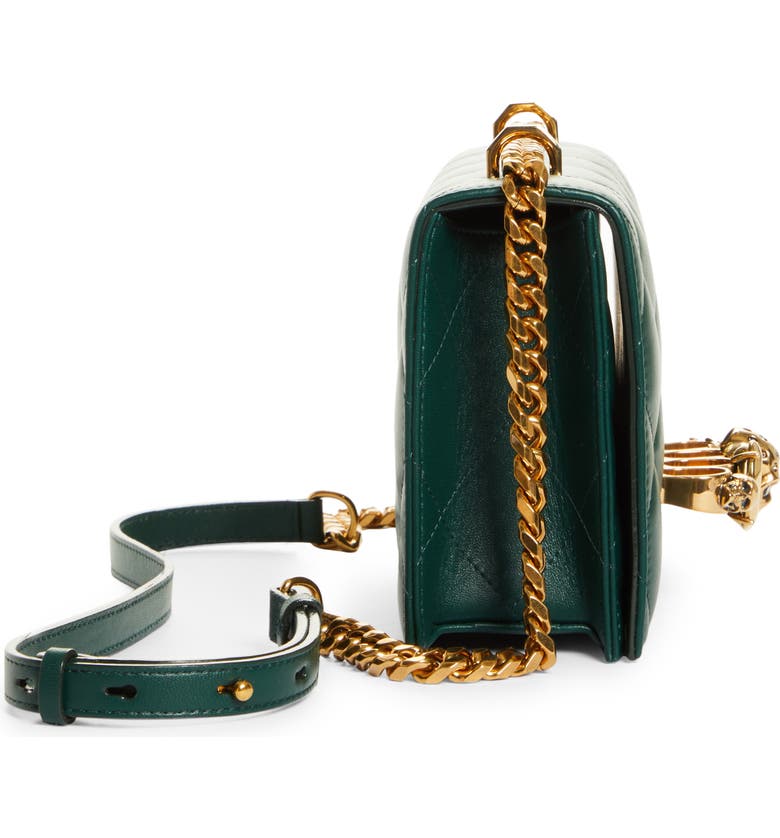 Comorama None speak Alexander McQueen Knuckle Ring Quilted Leather Shoulder Bag | Nordstrom