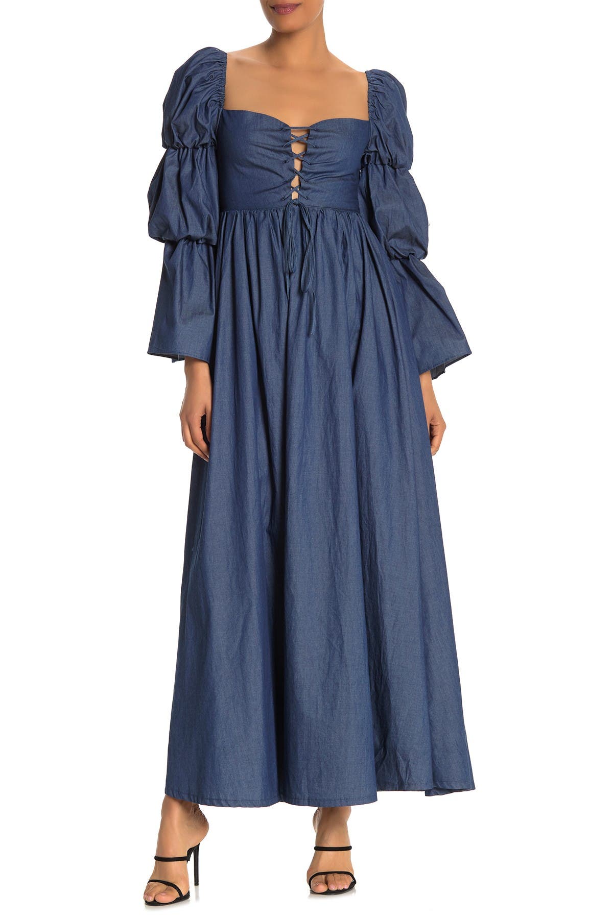 tov denim and chains maxi dress