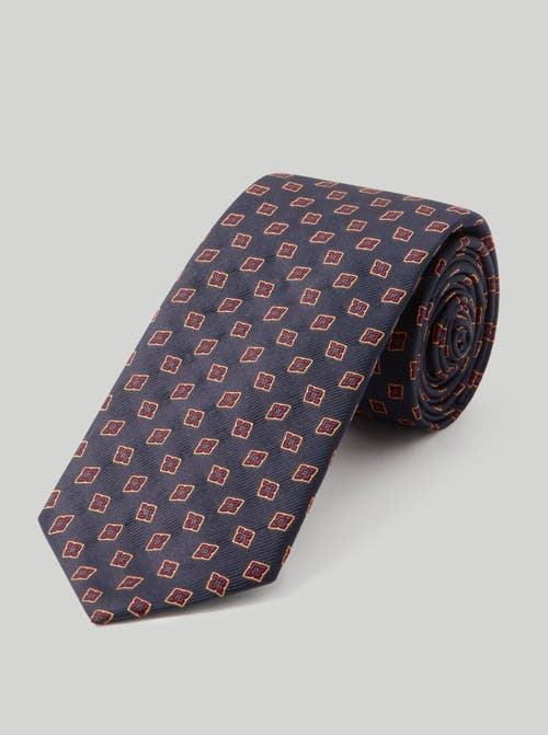 Robert Talbott Robert Neat Necktie In Navy