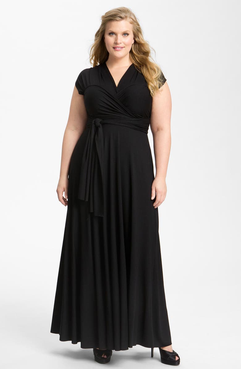 Monif C 'Marilyn' Convertible Jersey Gown (Plus) | Nordstrom