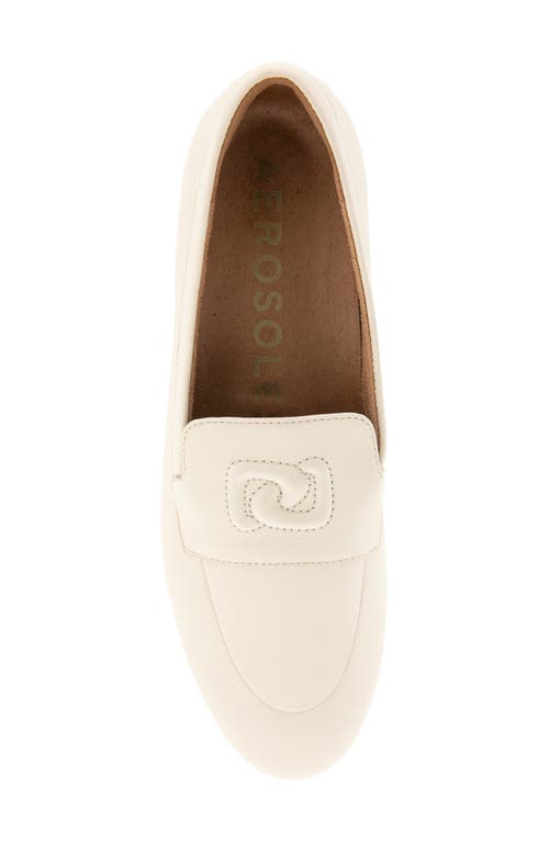 Shop Aerosoles Wiera Loafer In Eggnog Leather