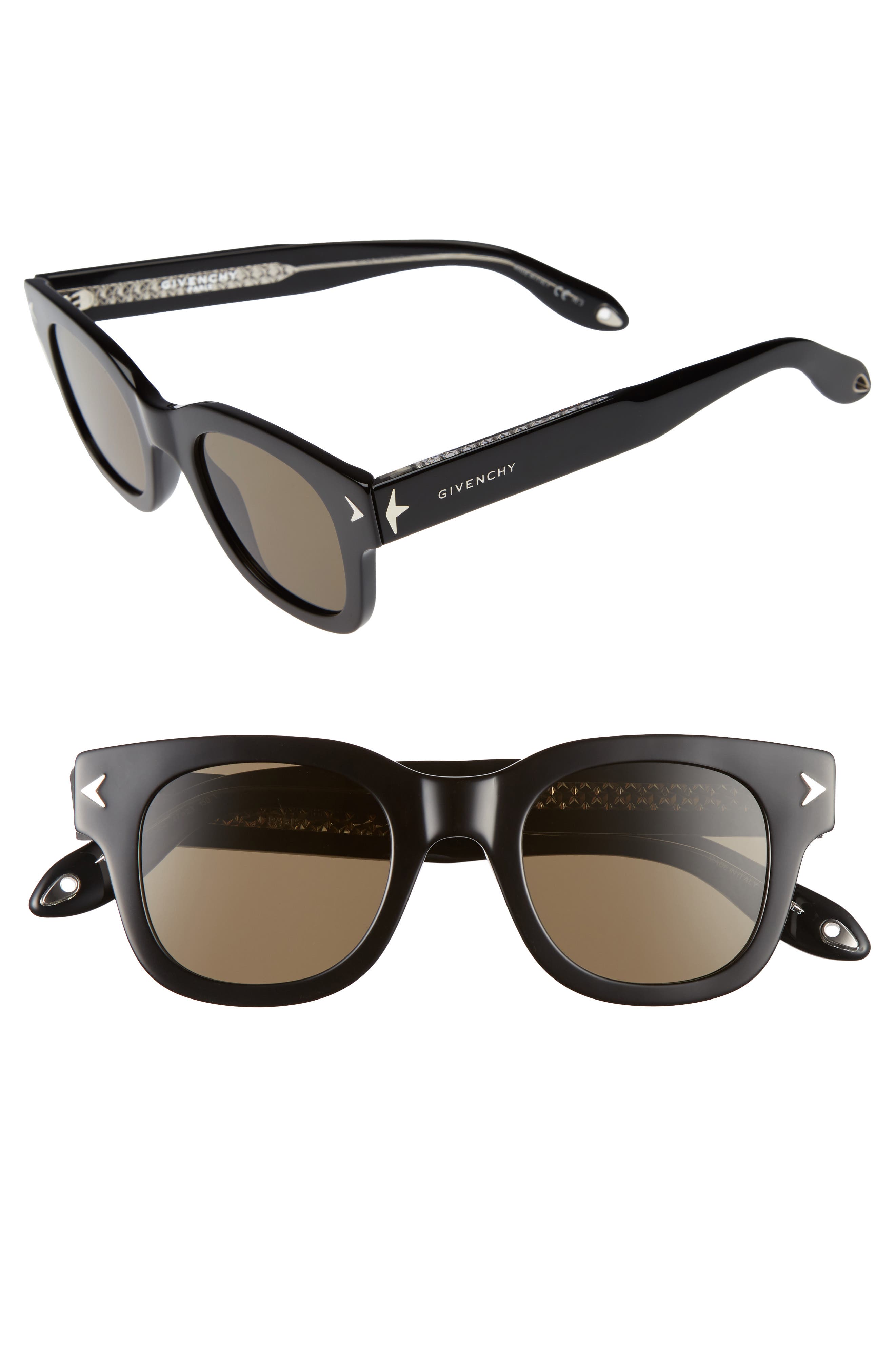 58mm flat top sunglasses givenchy