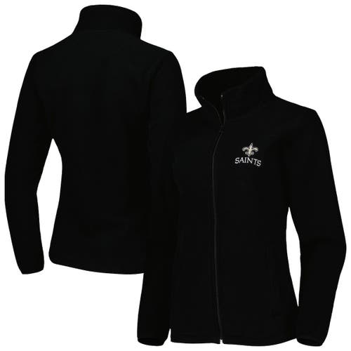 Women's Dunbrooke Black New Orleans Saints Hayden Polar Full-Zip Jacket