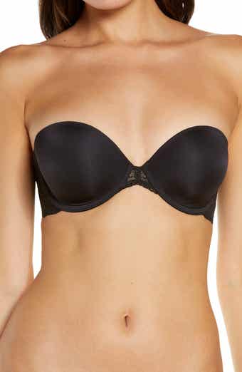 Knosfe Push Up Strapless Bras for Women Bandeau Bra Bandeaus