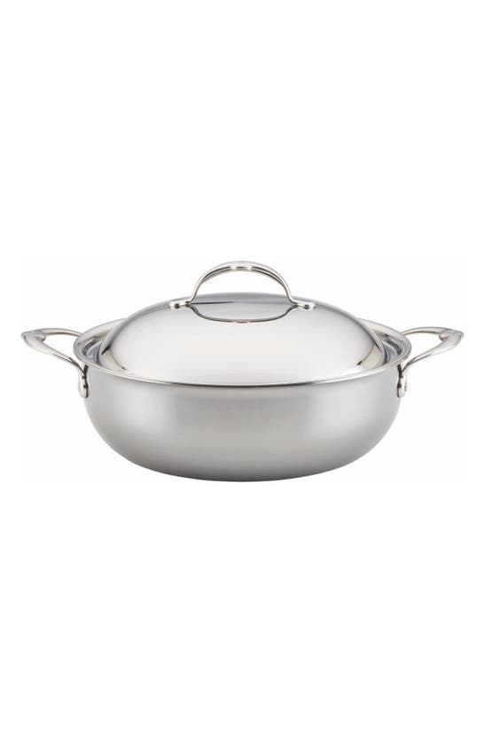 Hestan 5-quart Dutch Oven With Dome Lid In Stainless
