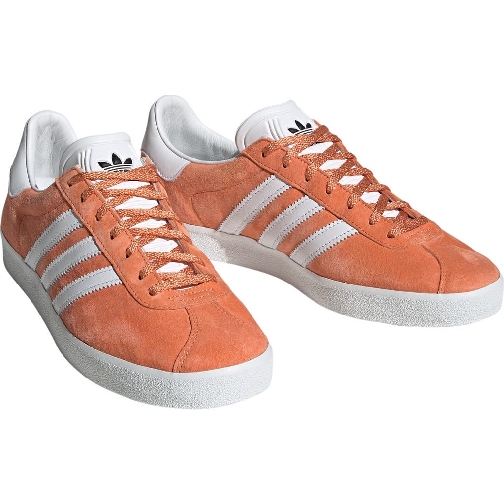 Adidas Originals Adidas Gazelle 85 Sneaker In Orange/white