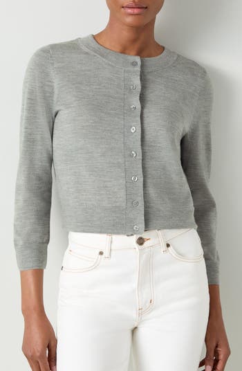 LK Bennett Connie Merino Wool Cardigan | Nordstrom