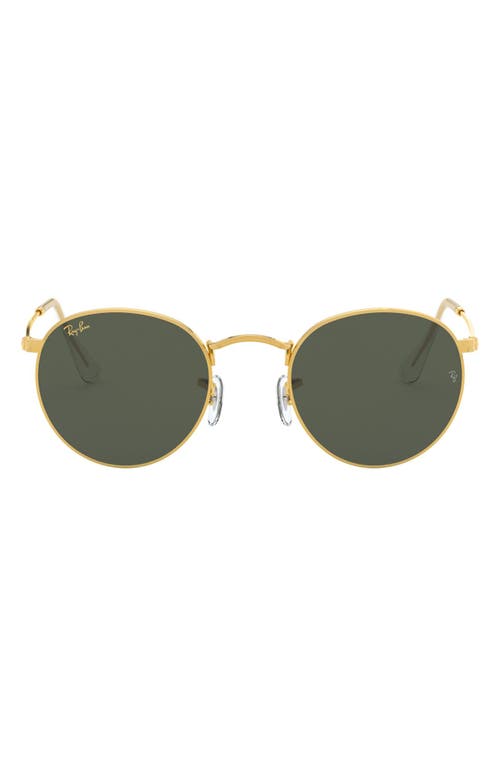 Ray Ban Ray-ban Icons 53mm Retro Sunglasses In Legend Gold/green