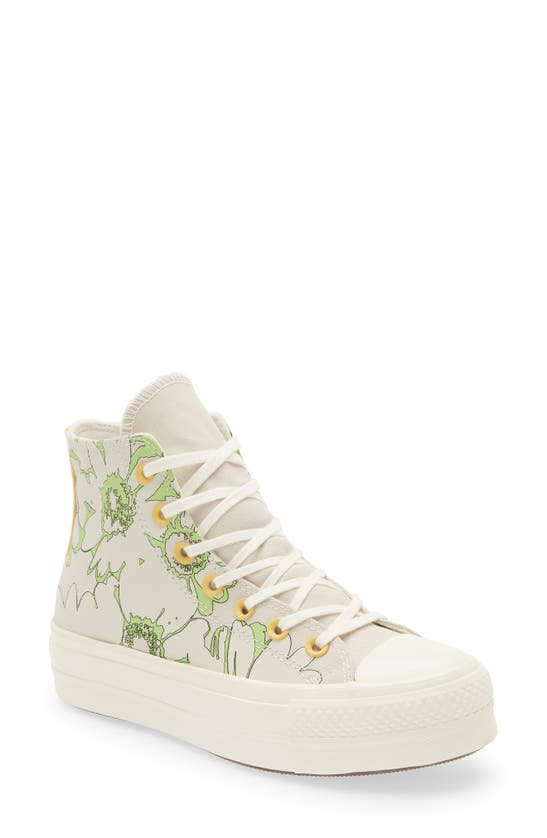 Converse Chuck Taylor® All Star® Lift High Top Floral Platform Sneaker ...