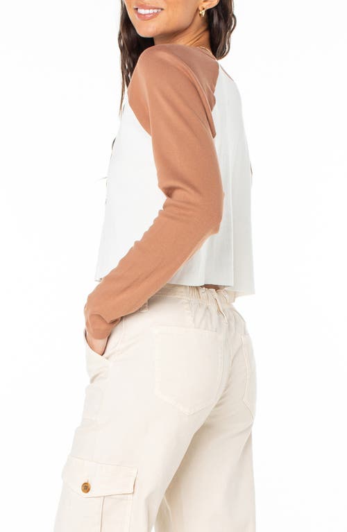 Roxy Always Salty Long Sleeve Graphic T-shirt In Carob Brown