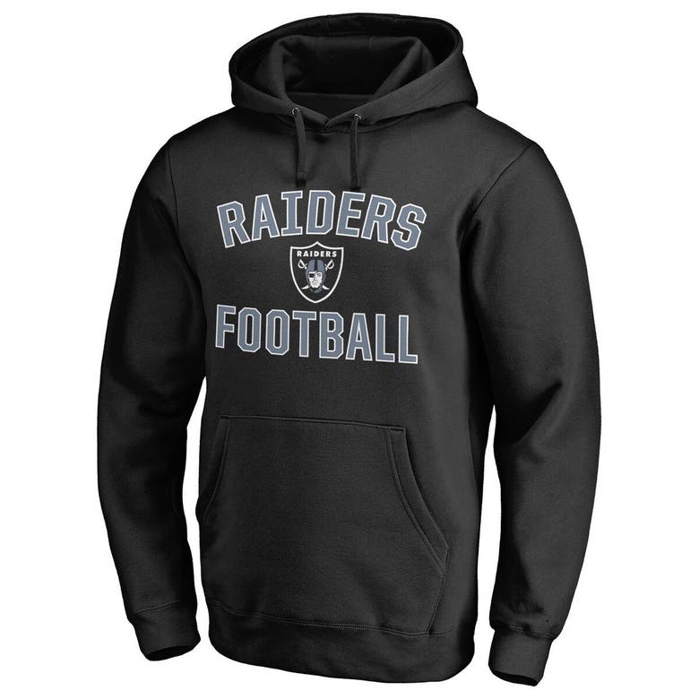 Fanatics Branded Black Las Vegas Raiders Victory Arch Team Fitted Pullover  Hoodie