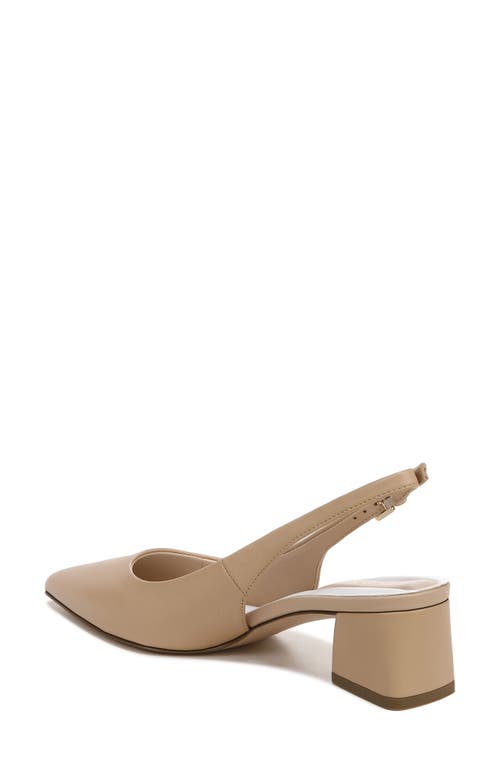 Shop Franco Sarto Racer Slingback Pointed Toe Pump In Nude/nude