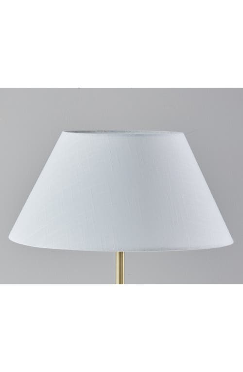 Shop Adesso Lighting Harvey Table Lamp In Black W/brass Accents