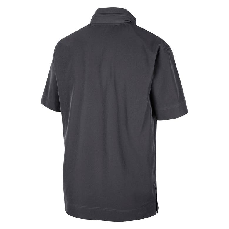 Nike Anthracite Oklahoma Sooners Coaches Half-zip Short Sleeve Jacket ...