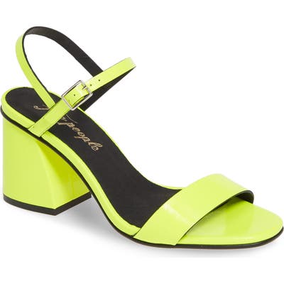 Free People Liv Quarter Strap Sandal, Yellow