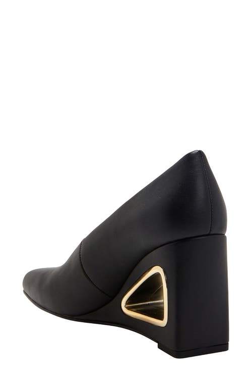 Shop Katy Perry Hollow Wedge Pump In Black