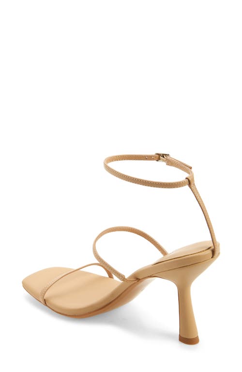 Shop Jeffrey Campbell Monica Ankle Strap Sandal In Natural