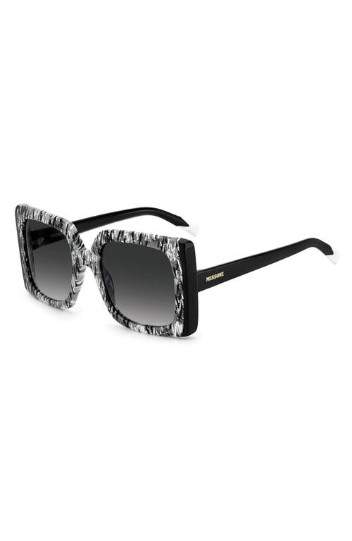 MISSONI MISSONI 54MM OVERSIZE SQUARE SUNGLASSES 