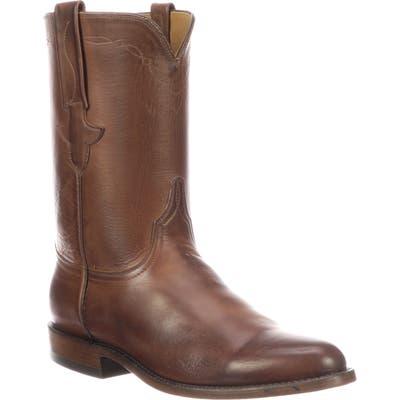 Lucchese Bannock Cowboy Boot - Brown