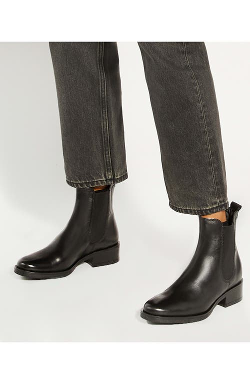 Dune London Panoramic Chelsea Boot In Black