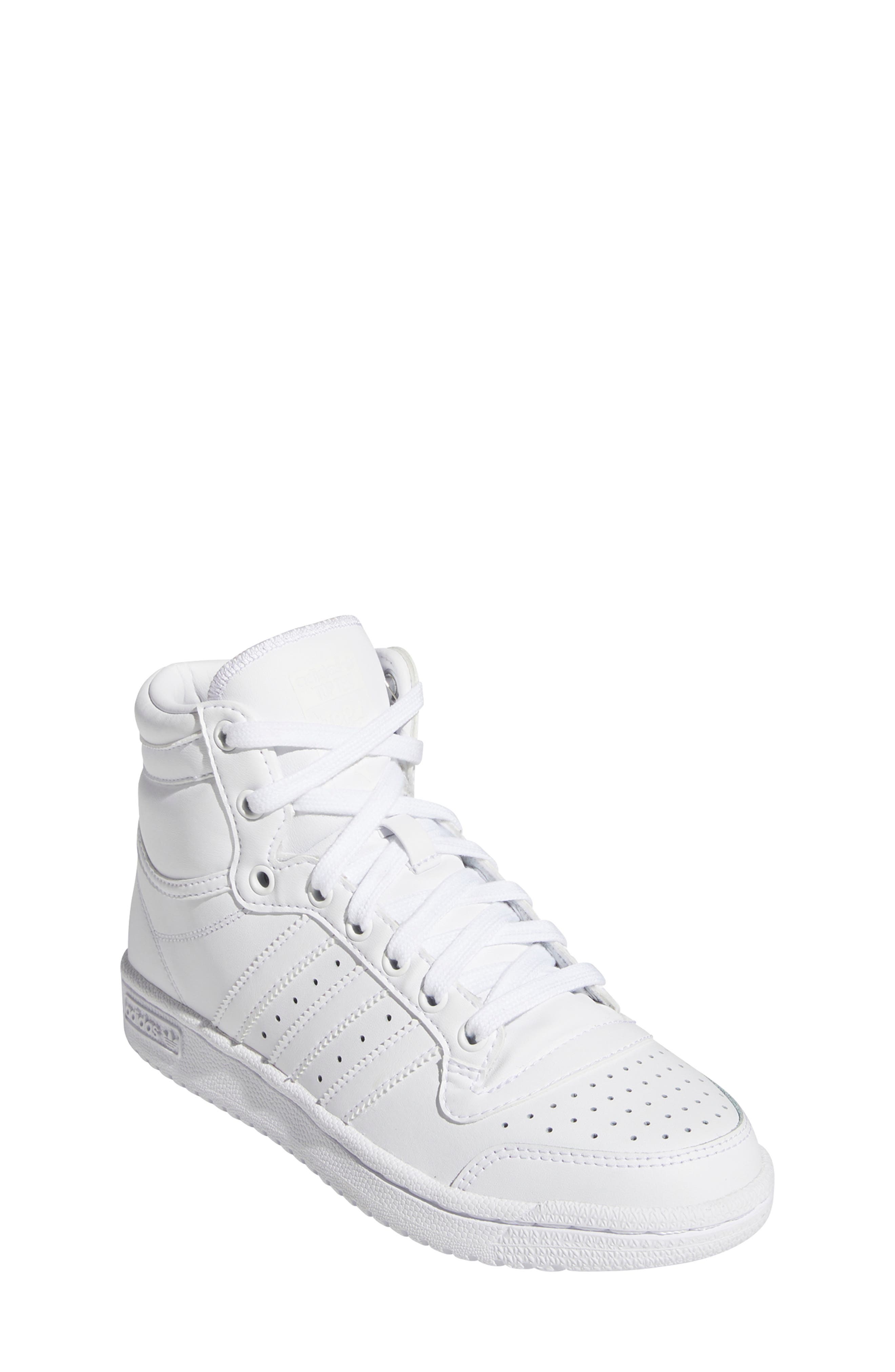 Adidas Top Ten Shoes White 5 Kids - Originals High Tops