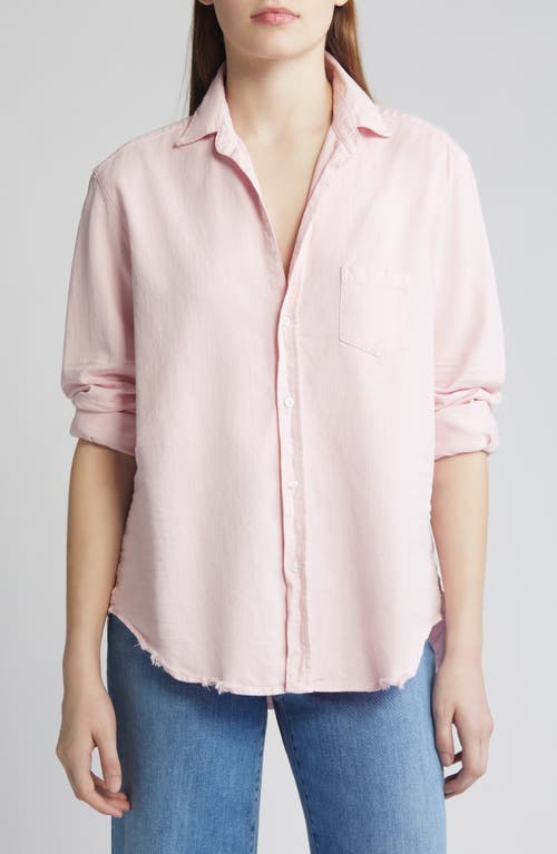 Eileen Relaxed Button-Up Shirt in Pink Sea