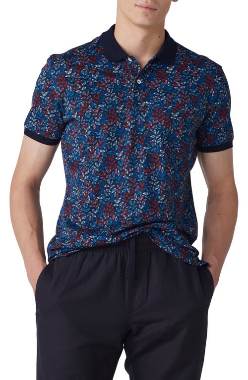 Rodd & Gunn Arnott Water Piqué Cotton Polo in Midnight