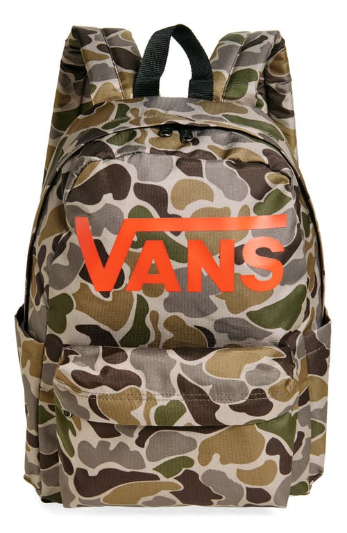 VANS VANS KIDS' OLD SKOOL CAMO BACKPACK 