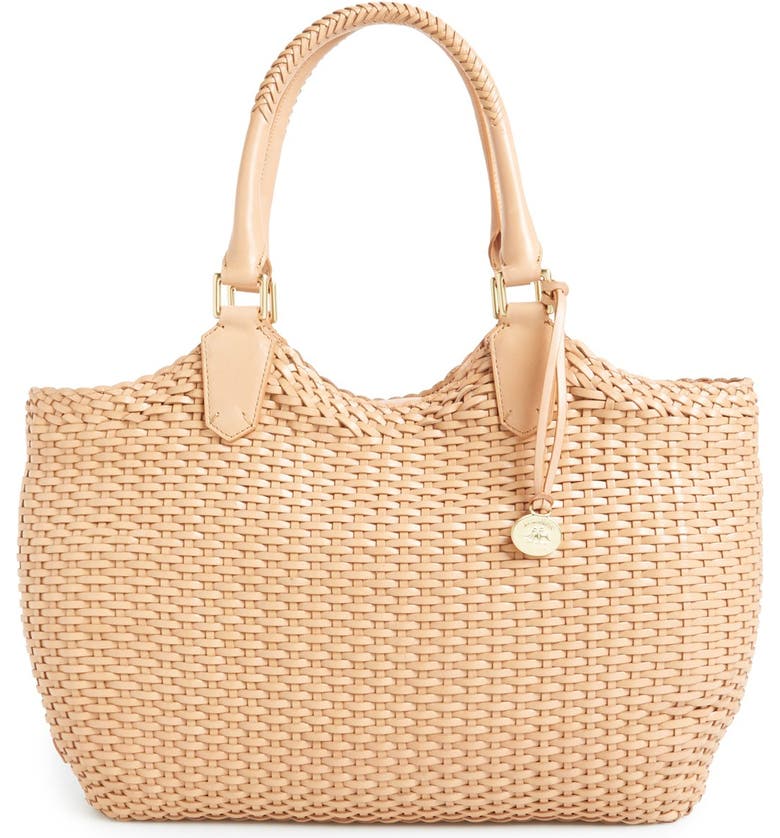 Brahmin 'Nantucket' Woven Leather Carryall Tote | Nordstrom