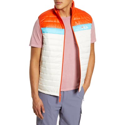 Fila Windshear Trail Puffer Vest, White