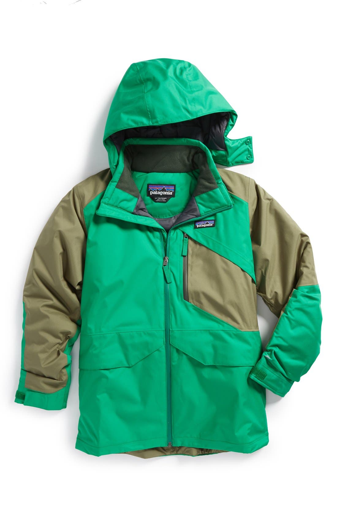 patagonia boys snowshot jacket