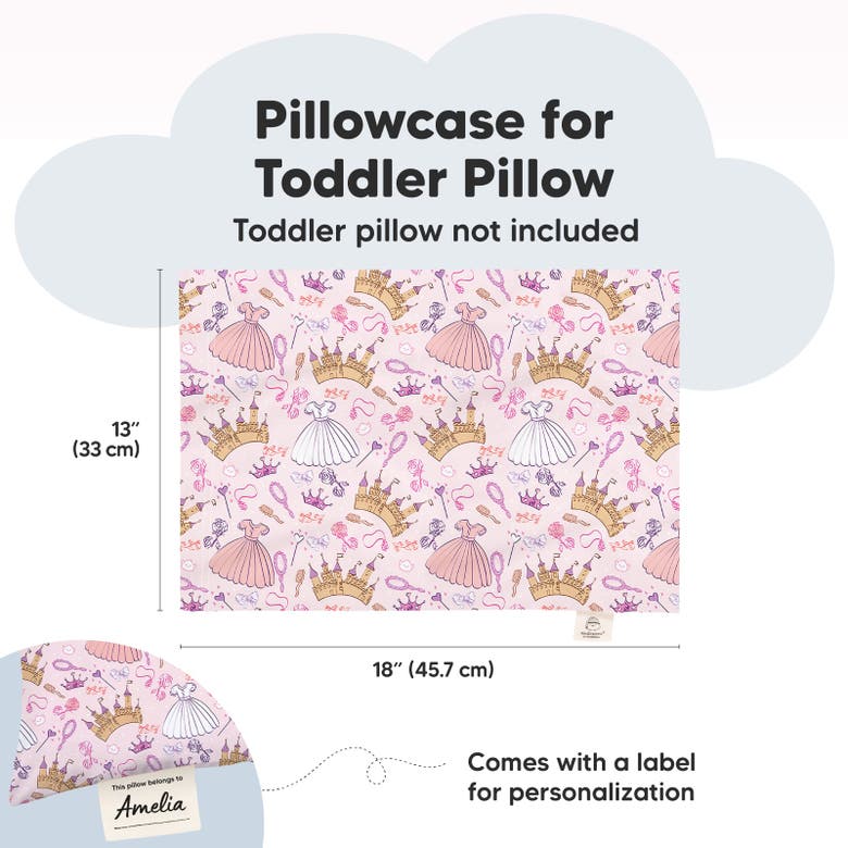 Shop Keababies Printed Toddler Pillowcase 13x18" In Dear Princess