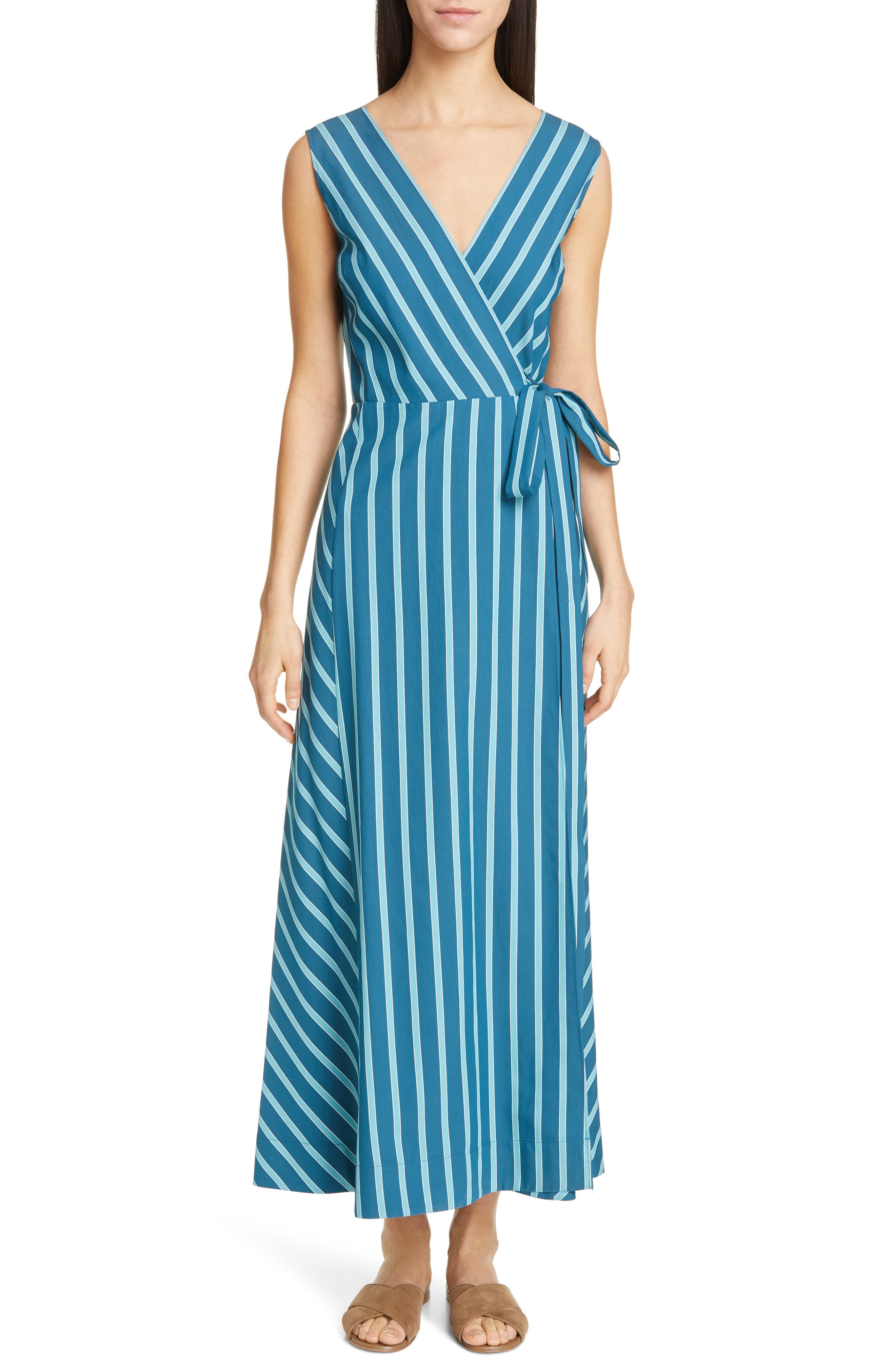 Lafayette 148 New York Siri Wrap Dress, Blue