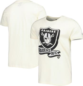 Men's Las Vegas Raiders New Era Black/Gray League Raglan Throwback Long  Sleeve T-Shirt