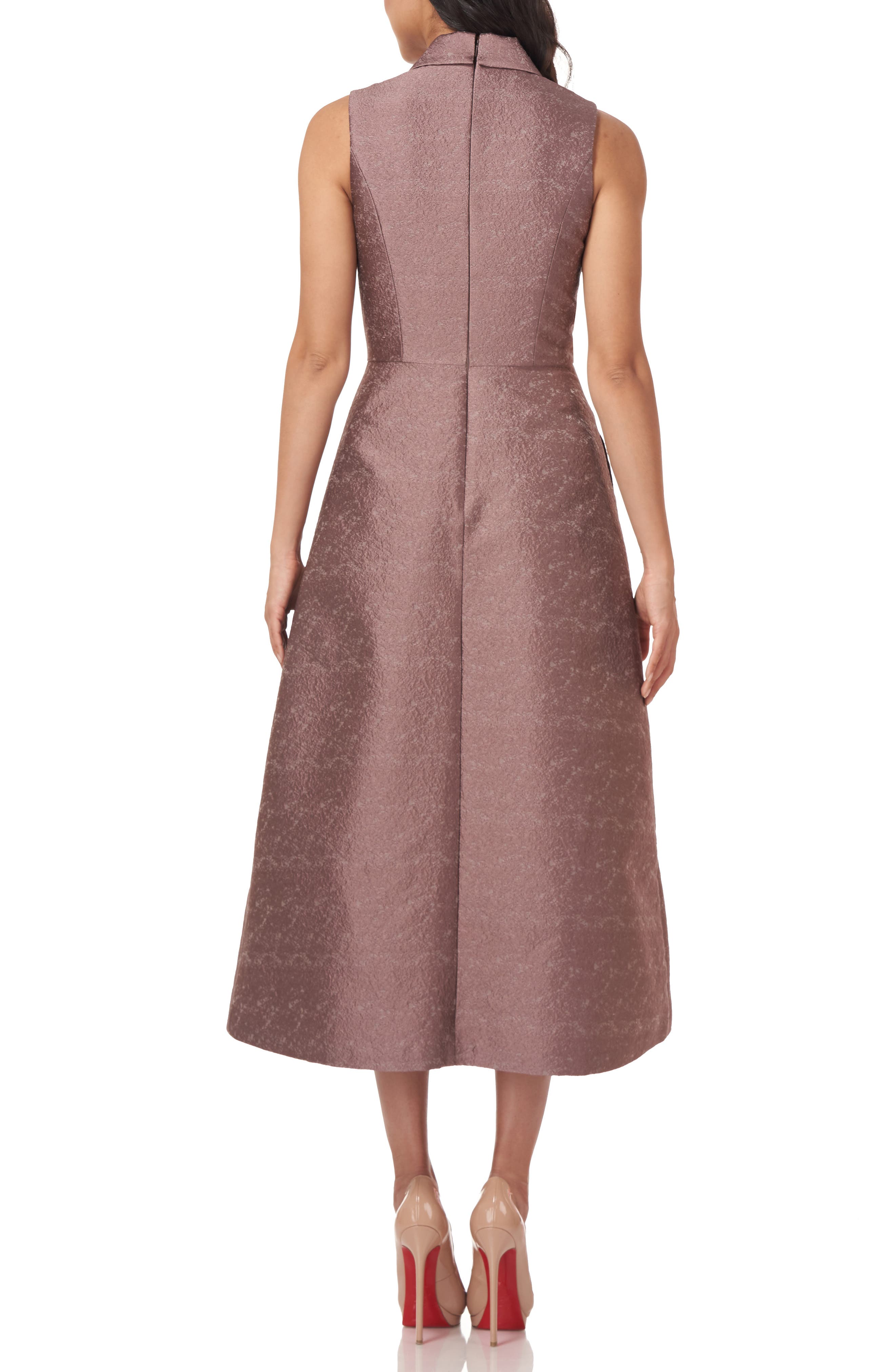 kay unger fit and flare dress