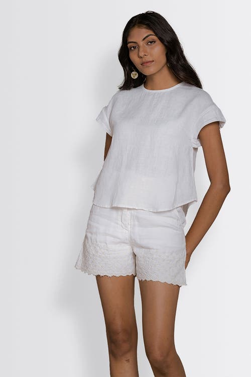 Reistor Sandcastles Saturday Top In Coconut White
