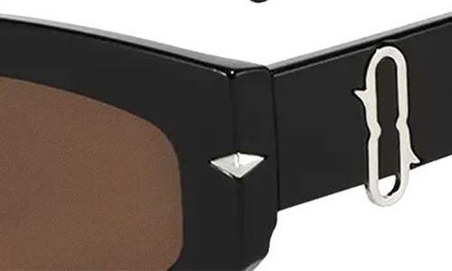 FIFTH & NINTH FIFTH & NINTH ALEXA 58MM OVAL POLARIZED SUNGLASSES 