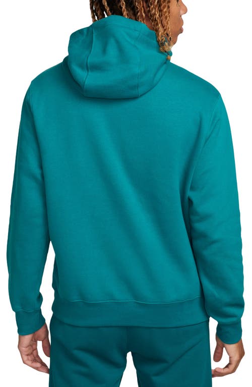 Shop Nike Sportswear Club Fleece Hoodie In Geode Teal/black