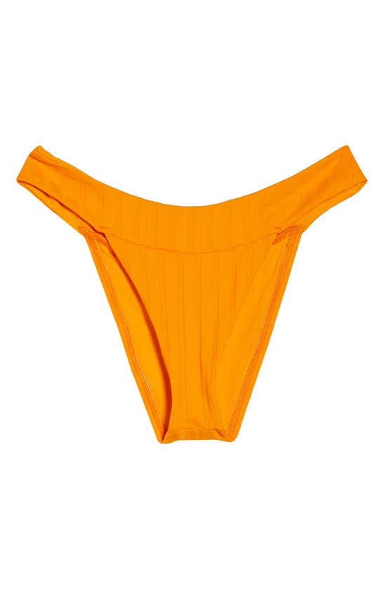 Shop Vitamin A ® Emmi High Cut Bikini Bottoms In Tangerine Superrib