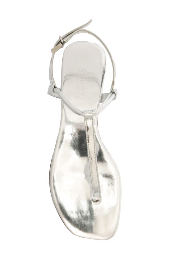Schutz Elsha Slingback Sandal In Prata