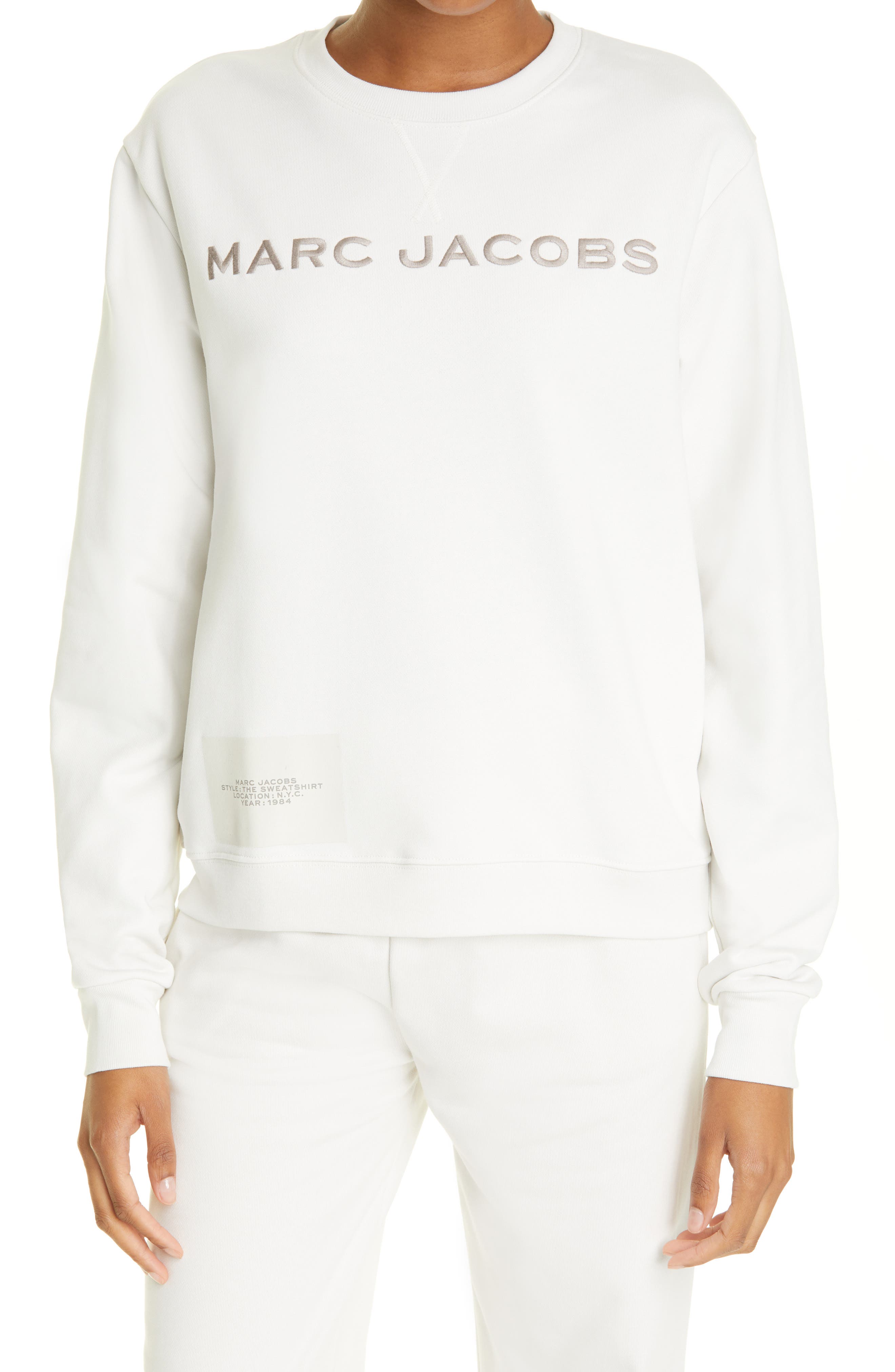 marc jacobs logo sweatshirt