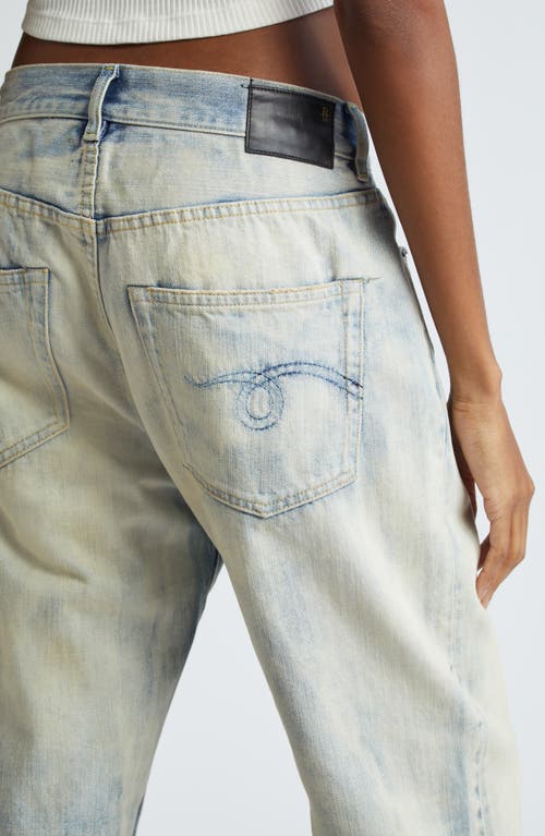 Shop R13 Distressed Ex-boyfriend Jeans In Vintage Ash Blue