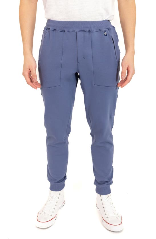 Pino By Pinoporte Cotton Blend Joggers In Blue