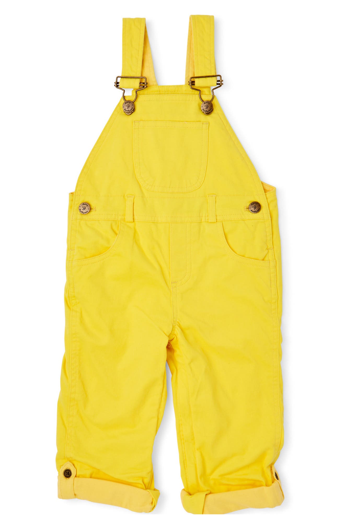 Kids Sunshine Stretch Cotton Overalls in Yellow at Nordstrom Nordstrom Clothing Dungarees 