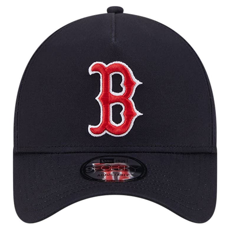 Shop New Era Navy Boston Red Sox Team Color A-frame 9forty Adjustable Hat