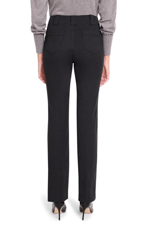 Nic + Zoe Nic+zoe Plaza Demi Bootcut Ankle Pants In Black Onyx