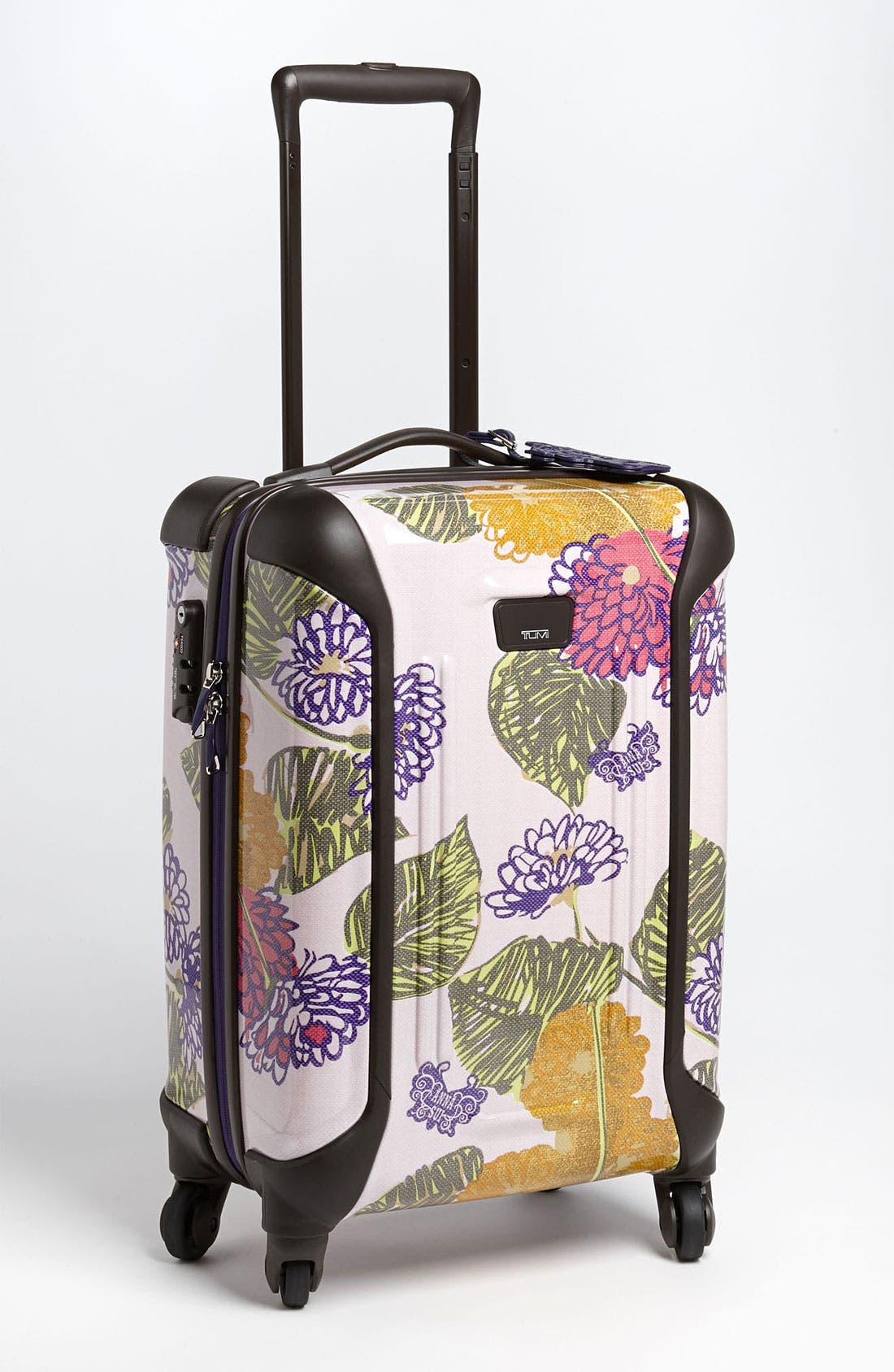 tumi floral carry on