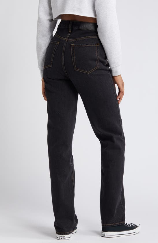 Shop Pacsun '90s Straight Leg Boyfriend Jeans In Black Forrest