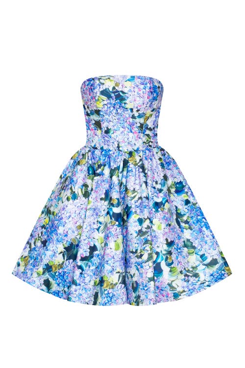 Shop Milla Hydrangea Corset Mini Dress