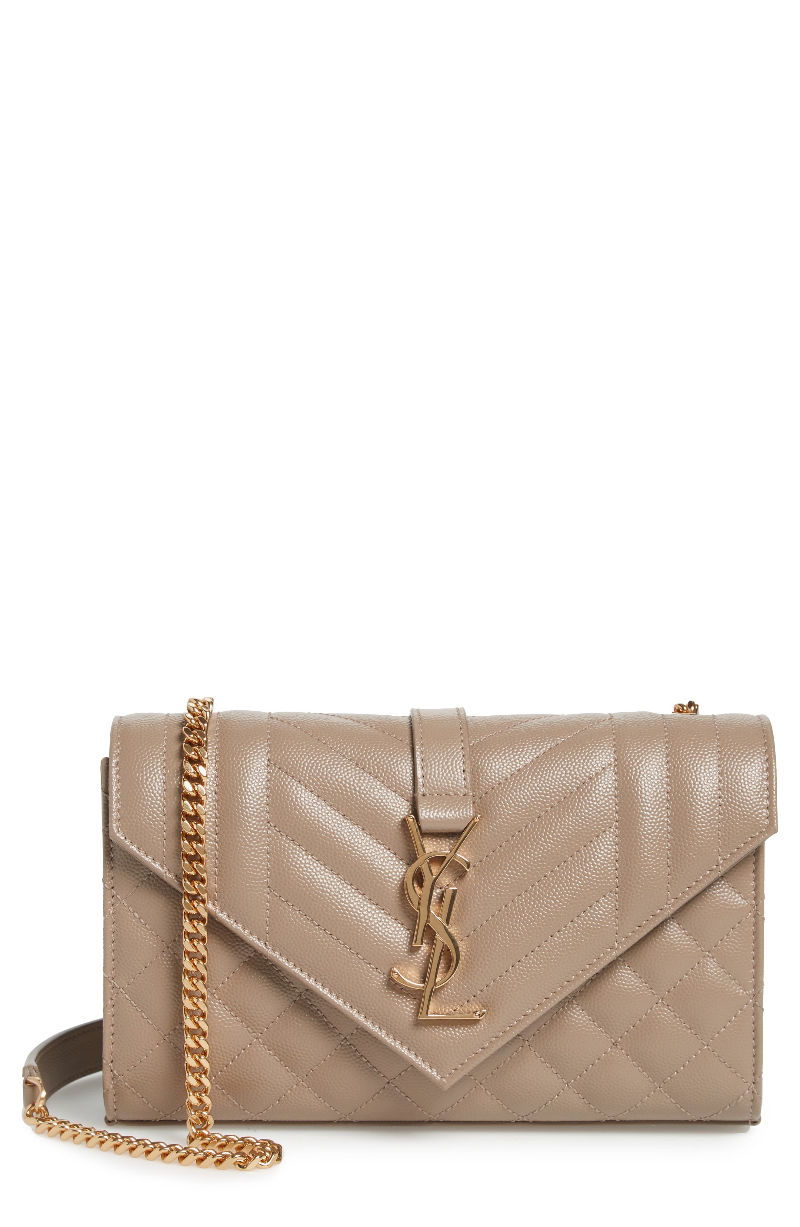 ysl small cassandre leather shoulder bag